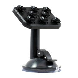 Smart Phone Suction Cups Car Mount Holder (Black)